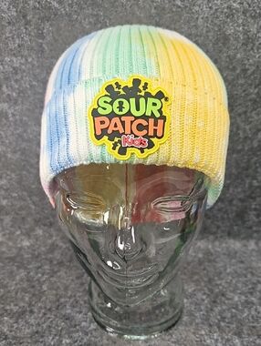 Sour Patch Knit Beanie, Cotton, Multicolor, One Size
